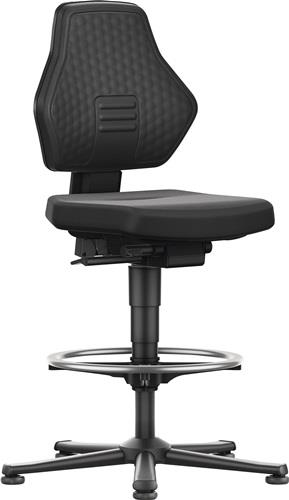 interstuhl Arbeitsdrehstuhl Air Flow Bodengleiter + Fußring - 9071-SP01