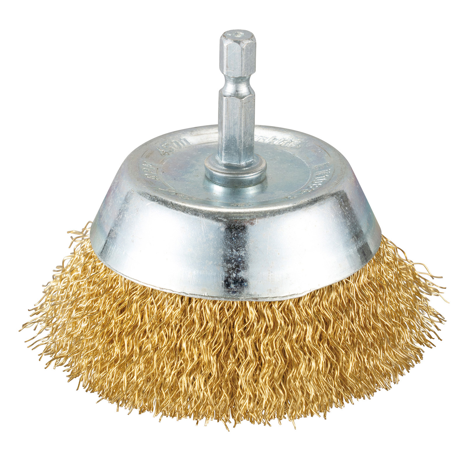 Makita Topfbürste 75 mm Messing 1/4" - D-73639