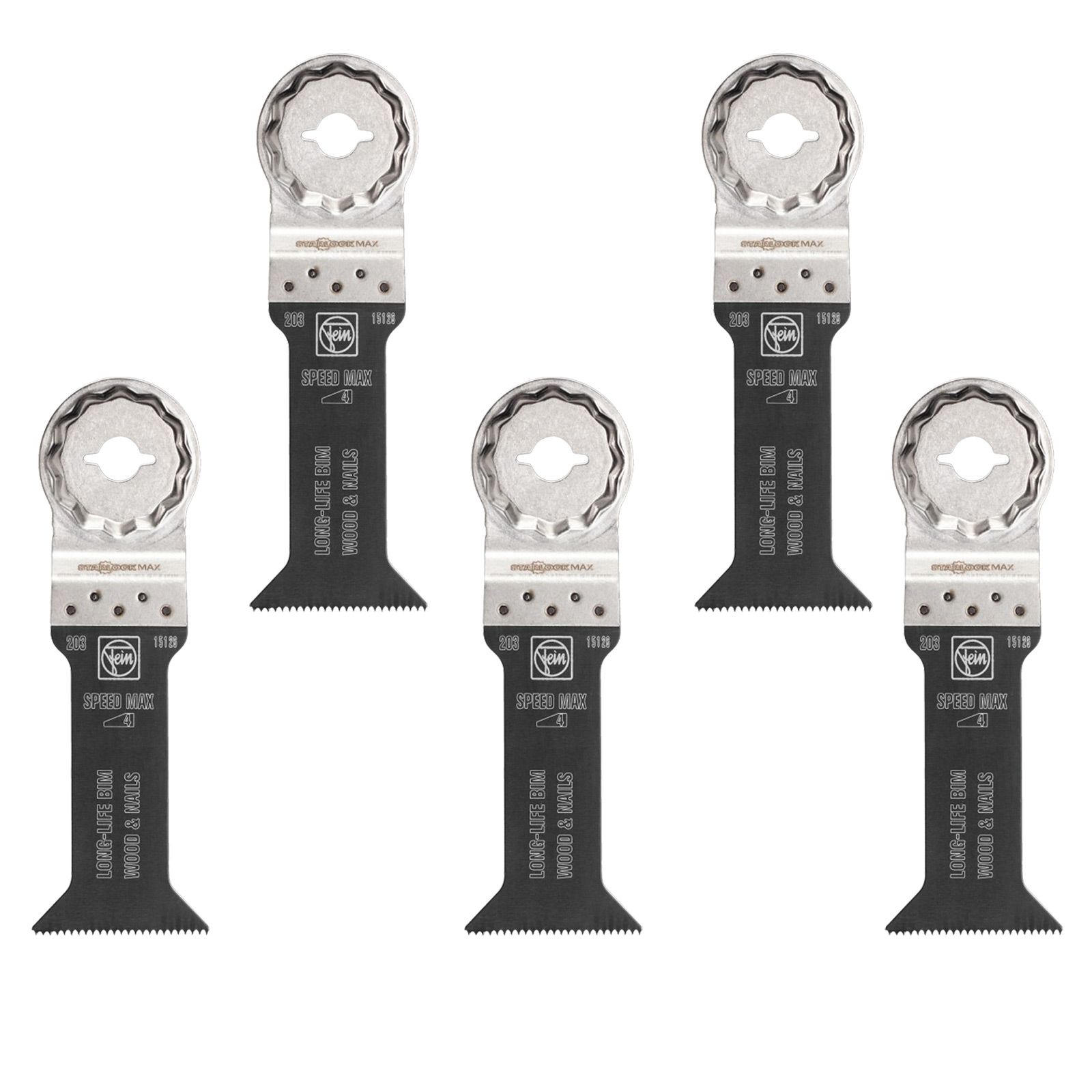 Fein 5x E-Cut Long-Life Sägeblatt StarlockMax 42 mm - 63502203230