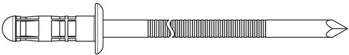 GESIPA Blindniet PolyBulb Nietschaft d x l 4,8 x 16 mm - 1450474
