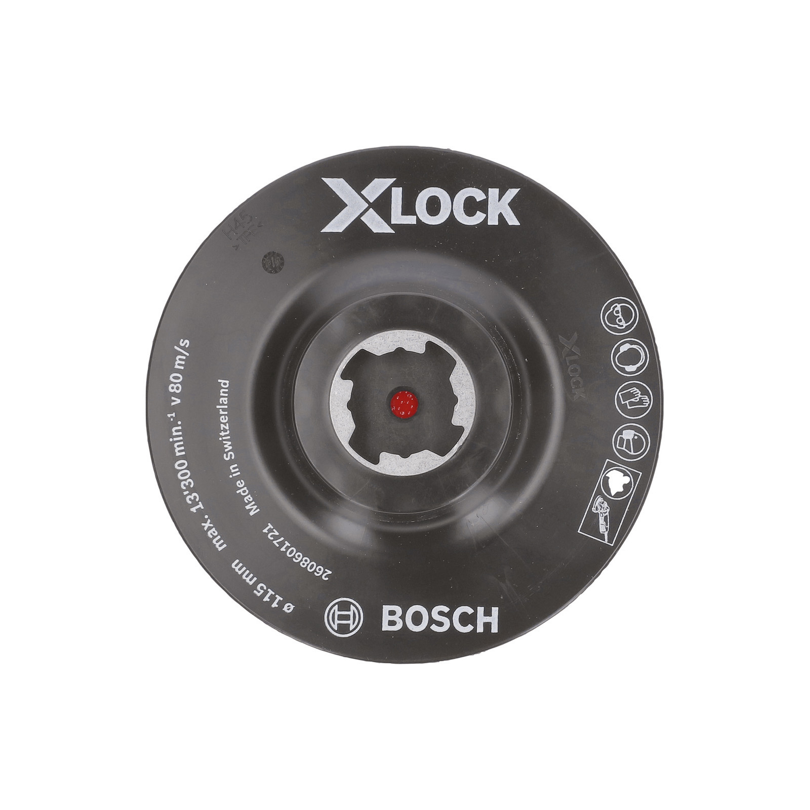 Bosch X-LOCK Stützteller 115 mm Klettverschluss - 2608601721