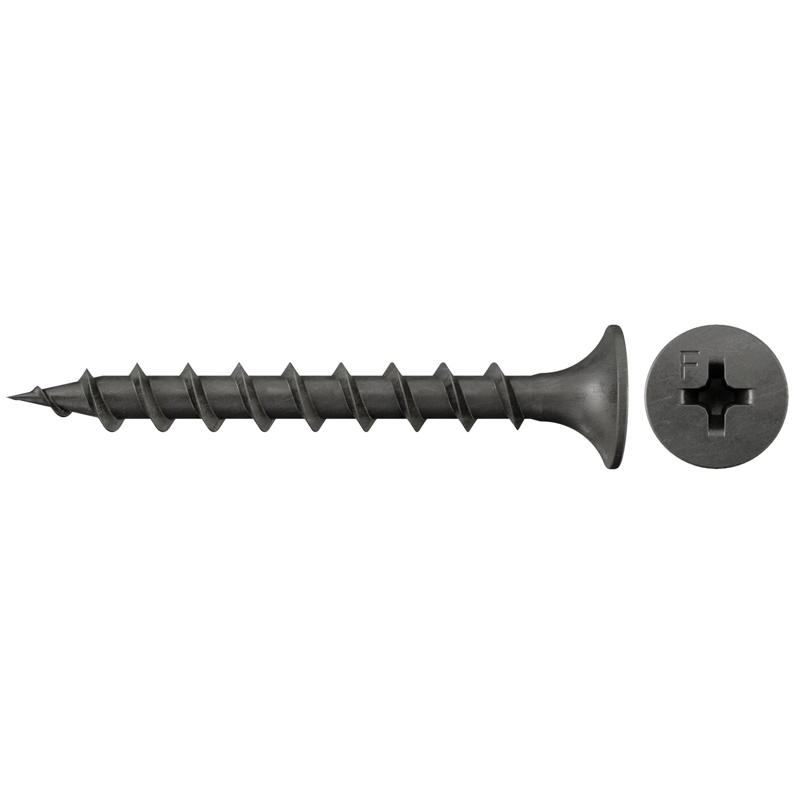 fischer Schnellbauschraube FSN-TPR 5,5 x 38 Trompetenkopf Grobgew. Kreuzschlitz PH schwarz phosphatiert - 578596