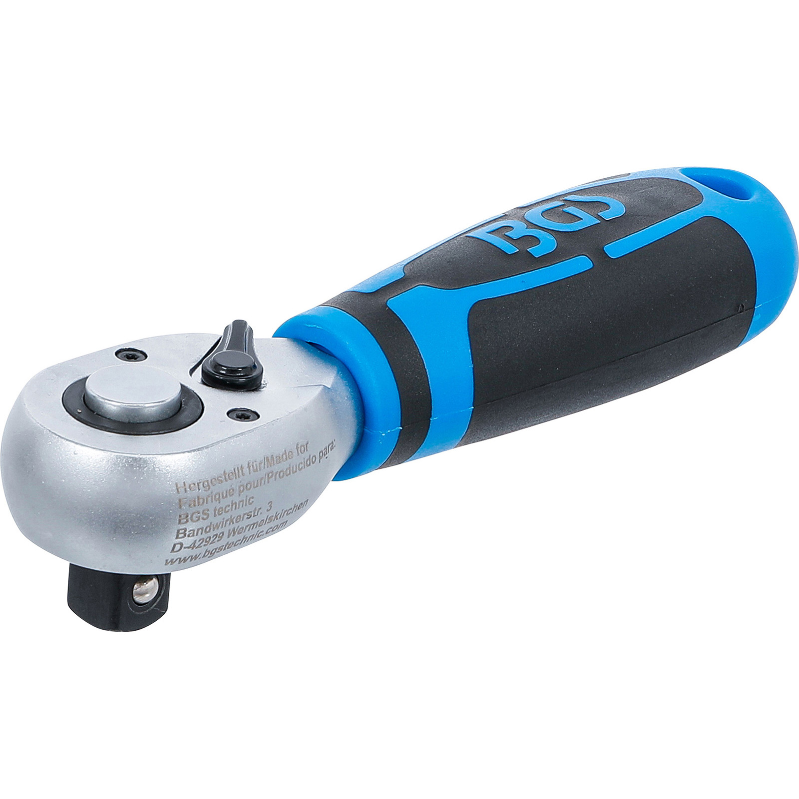 BGS Mini-Umschaltknarre Abtrieb Außenvierkant 12,5 mm (1/2") - 644