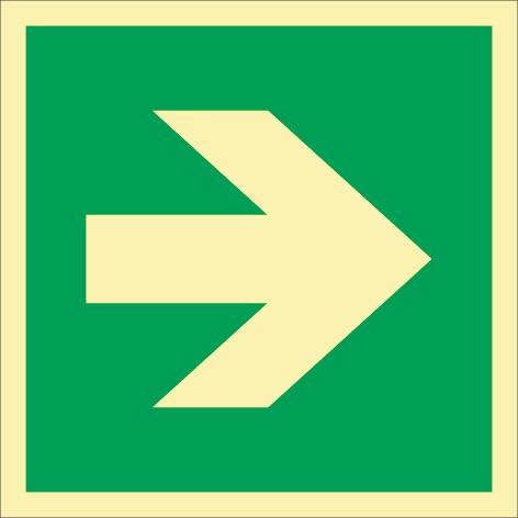 Rettungszeichen ASR A1.3/DIN EN ISO 7010/DIN 67510 L148xB148 mm - 9102KHL148