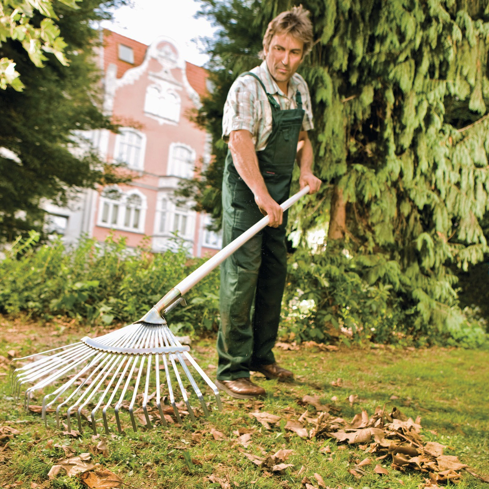 FLORA Laubbesen Arbeitsbreite 450 mm Stahl verzinkt feststehend - 2777