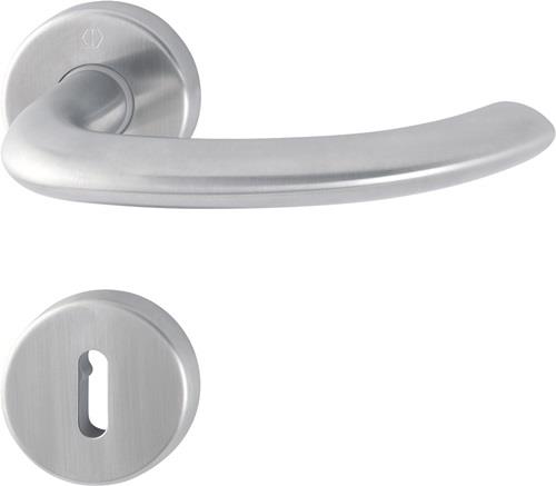 HOPPE Rosettengrt.Mar.E1138Z/42KV/42KVS VA F69 rd.OB DIN L/R D/D - 3042441