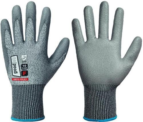 Schnittschutzhandschuhe FOLEY Gr.10 grau EN 388,EN 21420 PSA II GOODJOB