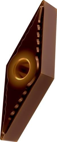 Drehwendeschneidplatte ISO VNMG 160404E-FF:T8415 Bohrungs-D. 3,81mm PVD PRAMET