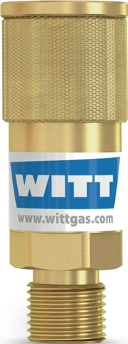 WITT Schlauchkupplung SK 100-1,SK 100-2 Brenngas G 3/8Zoll LH AGS Körper - 150064