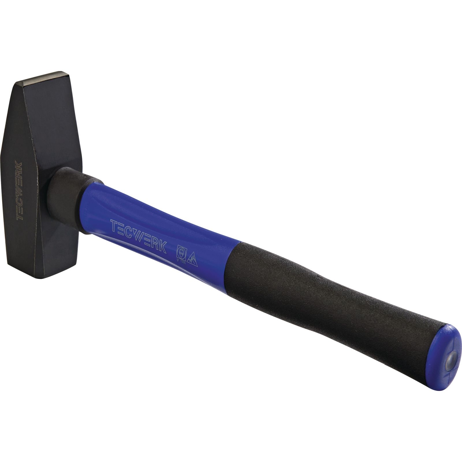 Schlosserhammer 1500g Stiel-L.380mm 3K-Stiel m.Stahlschutzhülse TECWERK
