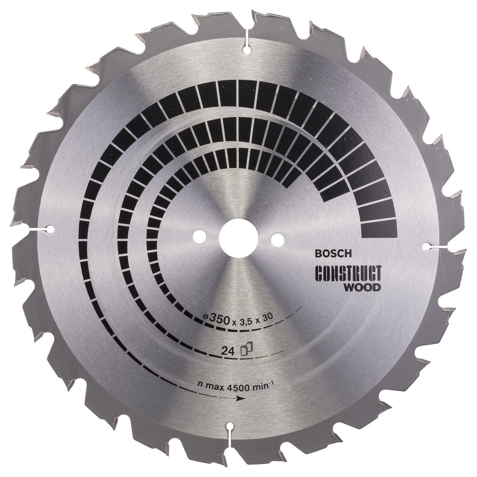 Bosch Kreissägeblatt Construct Wood 350x30x3,5/2,5 mm 24T FWF - 2608640692