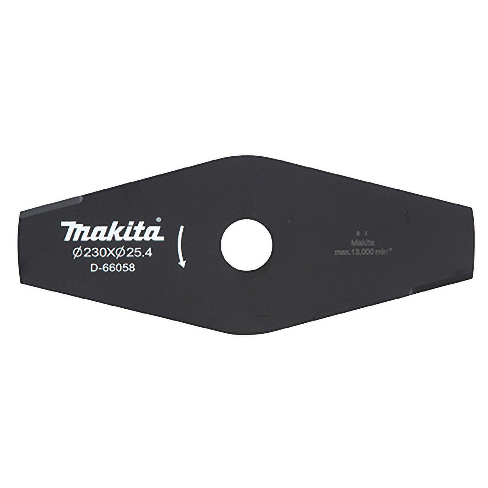 Makita 2-Zahn-Schlagmesser 230 x 25,4 mm für Freischneider - D-66058