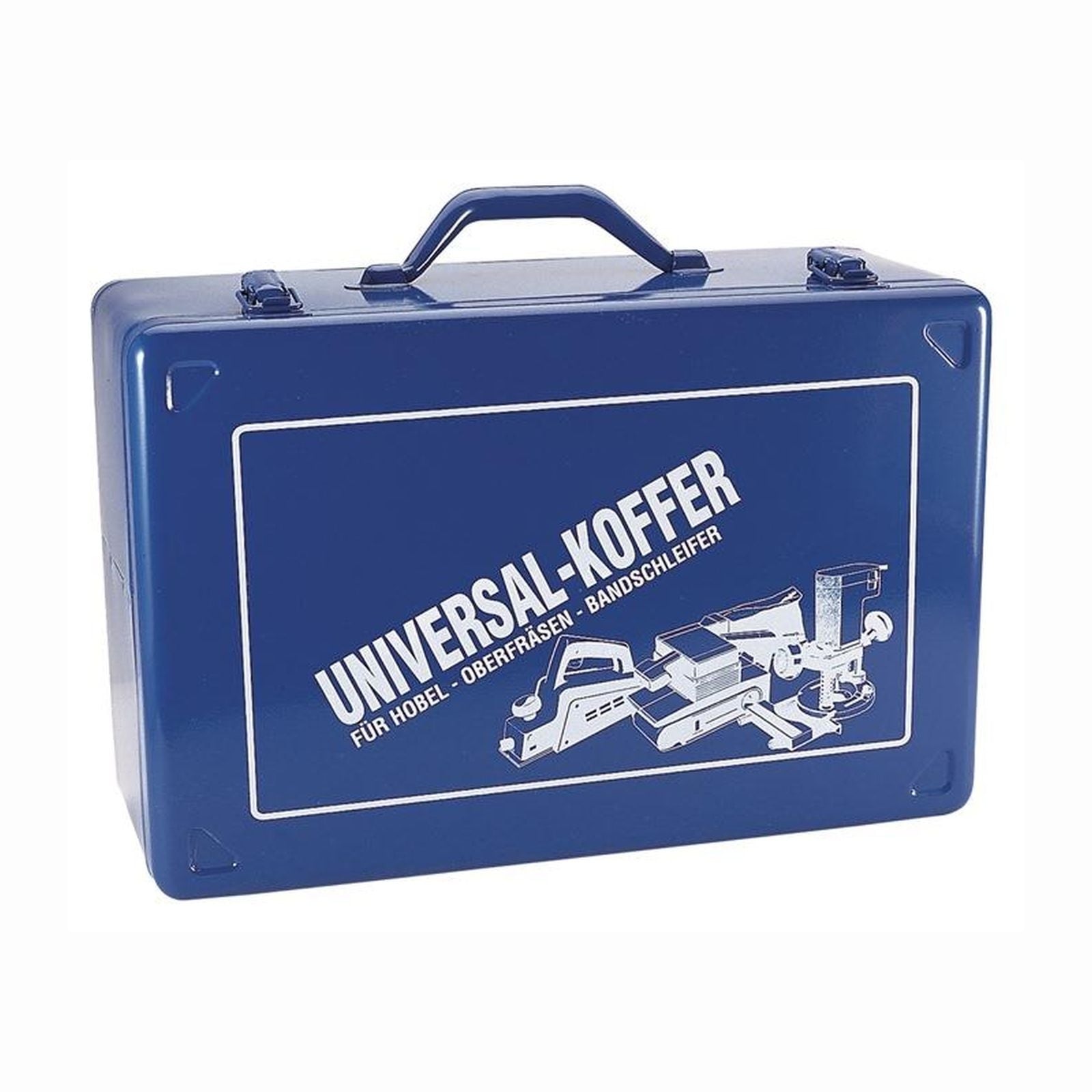 Werkzeugmaschinenkoffer B 430 x T 280 x H 185 mm mit Schaumstoffeinlage für Elektrohobel - 9980 BLAU