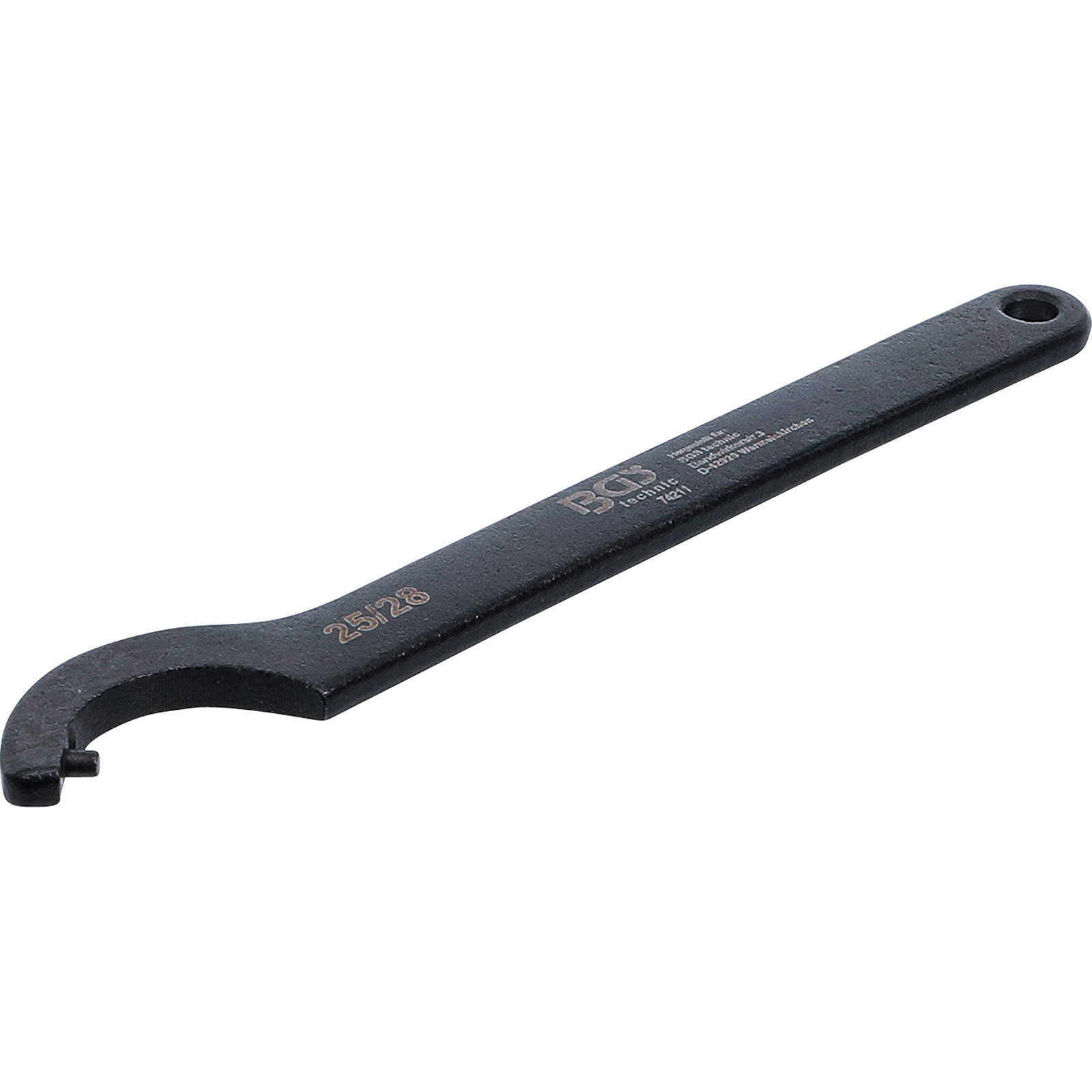 BGS Hakenschlüssel mit Zapfen 25 - 28 mm - 74211