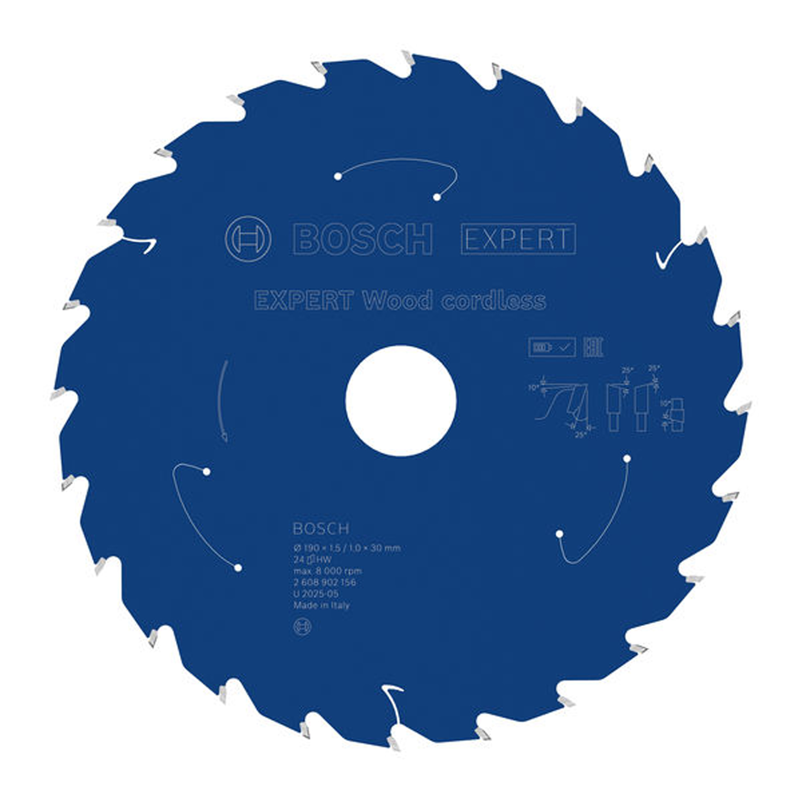 Bosch EXPERT Wood Kreissägeblatt 190x30 mm Z24 - 2608902156