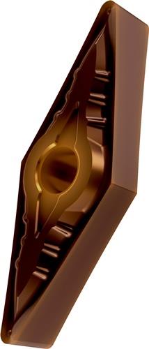 Drehwendeschneidplatte ISO VNMG 160408E-SF:T8430 Bohrungs-D. 3,81mm PVD PRAMET