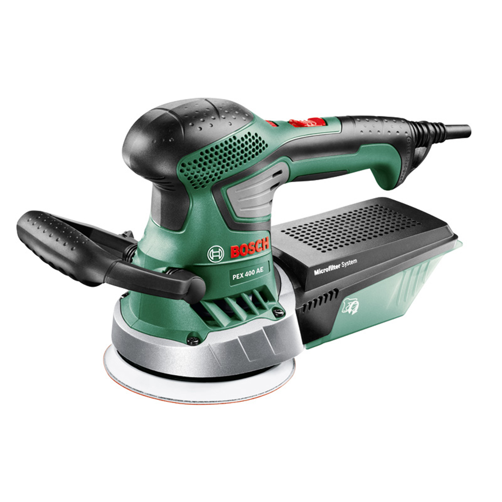 Bosch Exzenterschleifer PEX 400 AE, Paper Assistant