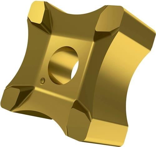 Scarfing-Schneideinsatz ISO SNMX 15-R11:6640 Radius 11mm MT-CVD beschicht. Gold