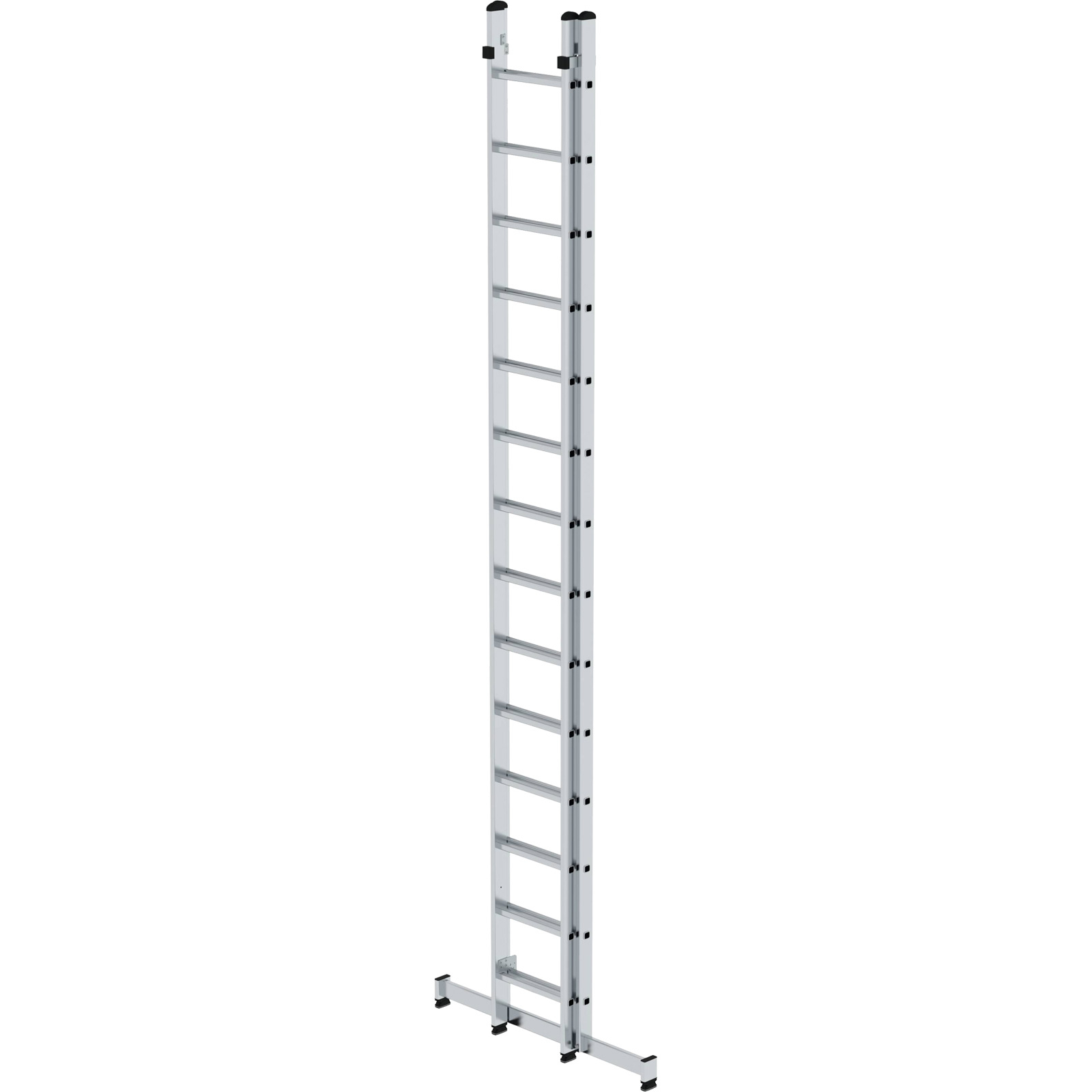 Günzburger Steigtechnik Mehrzweckleiter 2tlg. mit nivello-Traverse 2 x 14 Sprossen - 031228