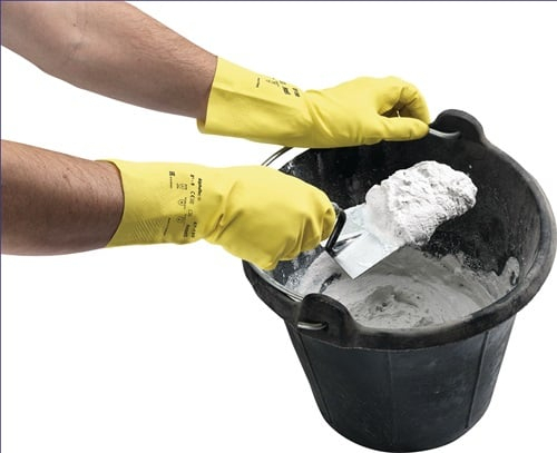 ANSELL Chemiehandschuh AlphaTec 87-190 gelb PSA I