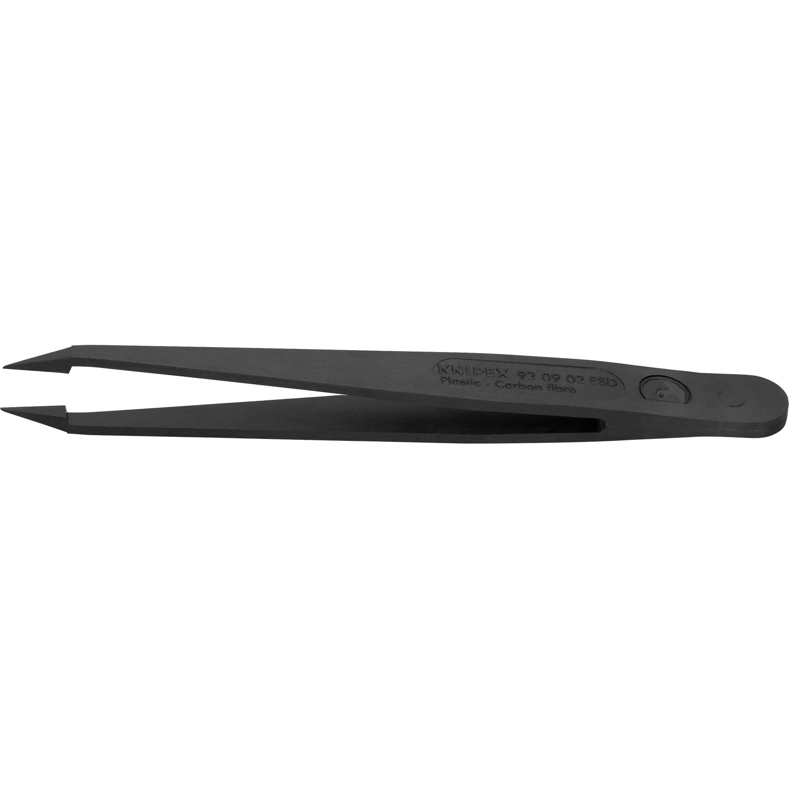 Knipex Kunststoffpinzette ESD, schwarz - 920902ESD