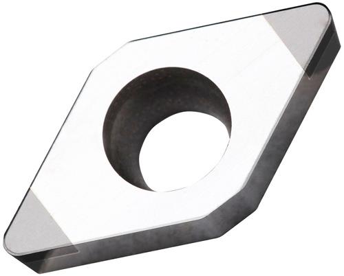 Drehwendeschneidplatte ISO DCGW 11T308S01020B:TB310 D. 4,5mm Silber-Schwarz