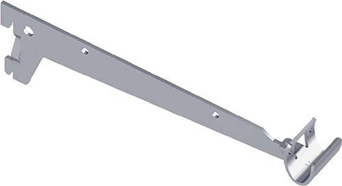 ELEMENT SYSTEM Konfektionsträger L.250mm p.Träger 30kg STA weiß 2 Einhängehaken - 10111-00008