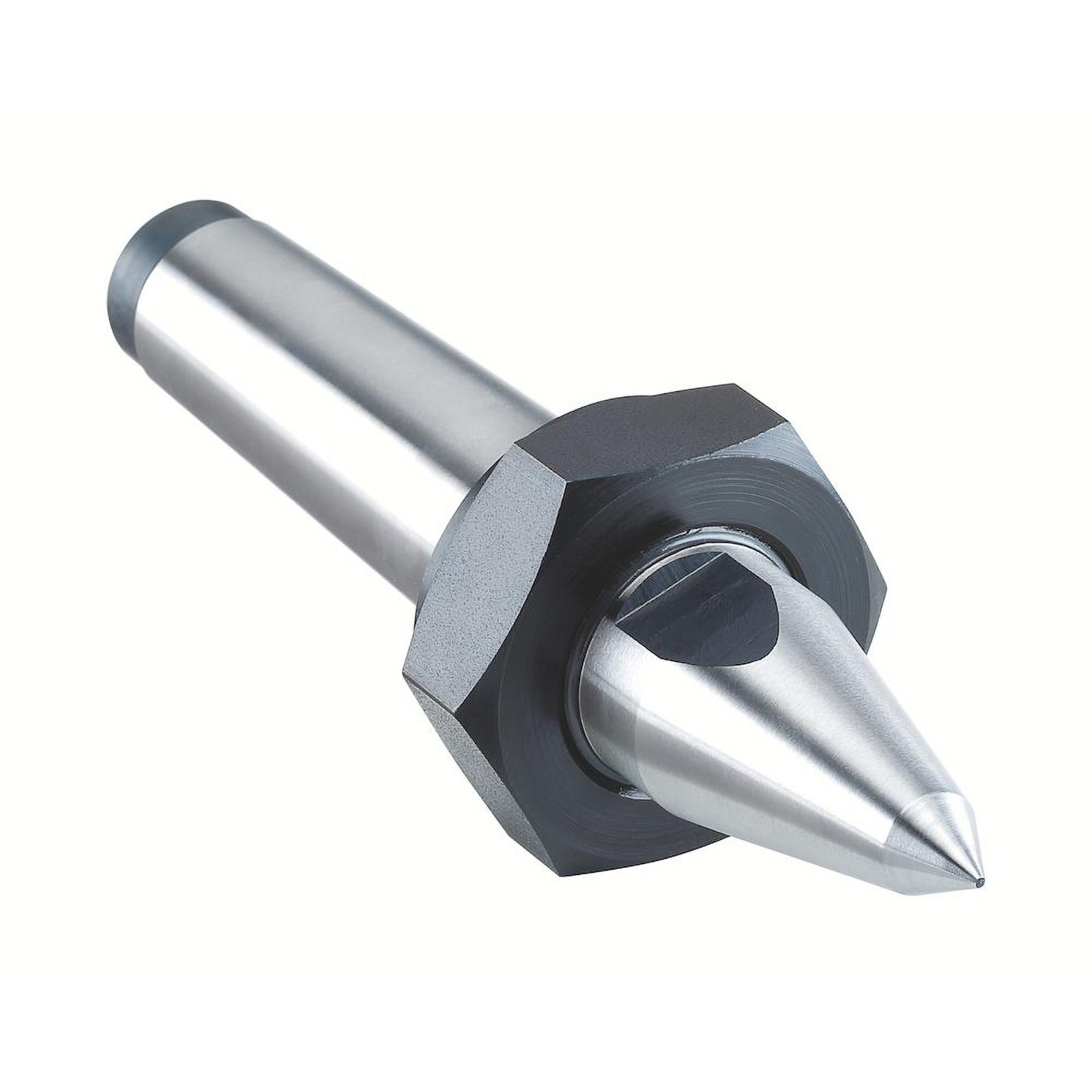 Röhm Feste Zentrierspitzen, MK 6, ähnlich DIN 807, volle Spitze mit Abdrückmutter - 249579