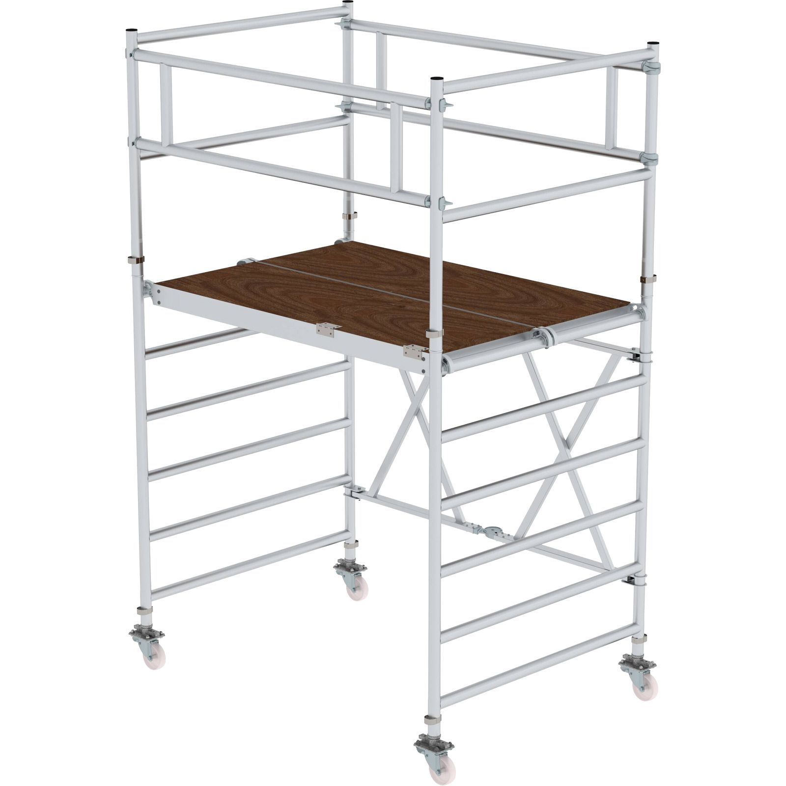 Günzburger Steigtechnik Klappgerüst 1,35 x 1,8 m Plattformhöhe 1,8 - 3,8 m