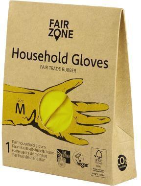 FAIR ZONE Gummihandschuh H2825 M gelb 1Paar