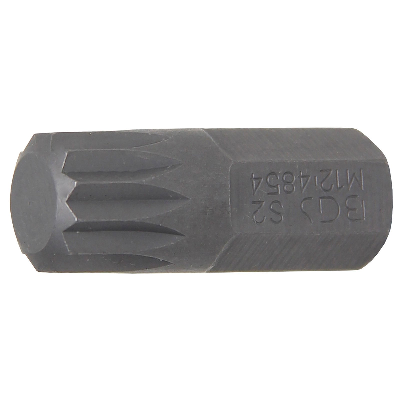 BGS Bit Antrieb Außensechskant 10 mm (3/8") Innenvielzahn (für XZN) M12 - 4854