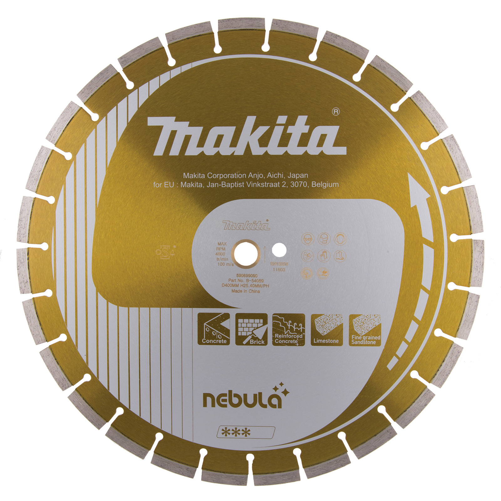 Makita Diamanttrennscheibe 400x25,4 NEBULA - B-54069