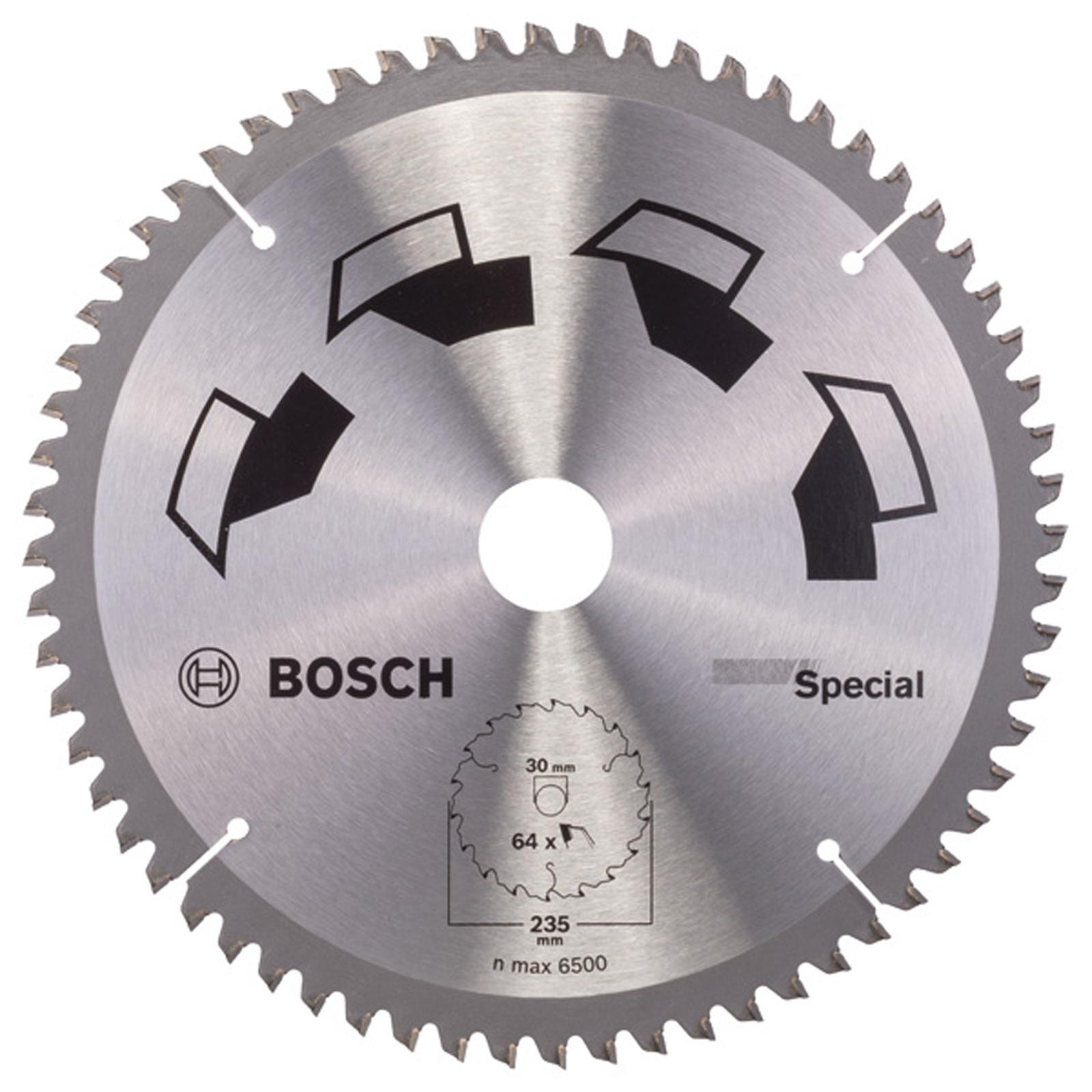 Bosch Kreissägeblatt SPECIAL D= 235 mm Bohrung= 30 mm Z= 64 - 2609256895