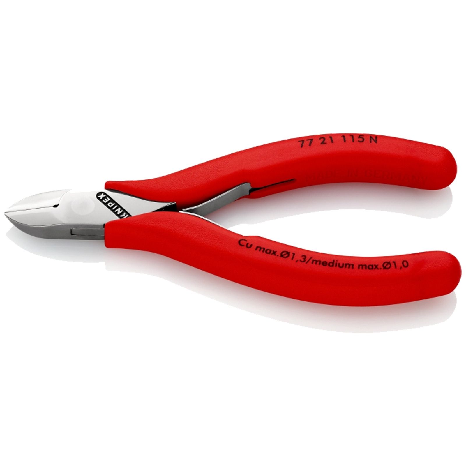 Knipex Elektronik-Seitenschneider mit durchgestecktem Gelenk - 7721115N