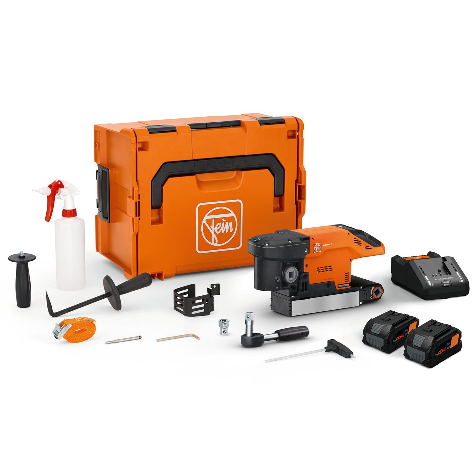 Fein Akku-Compact-Magnet-Kernbohrmaschine AKBC 36 MAGFORCE bis 36 mm / 2 x 8,0 Ah Akku im Koffer - 99100001281