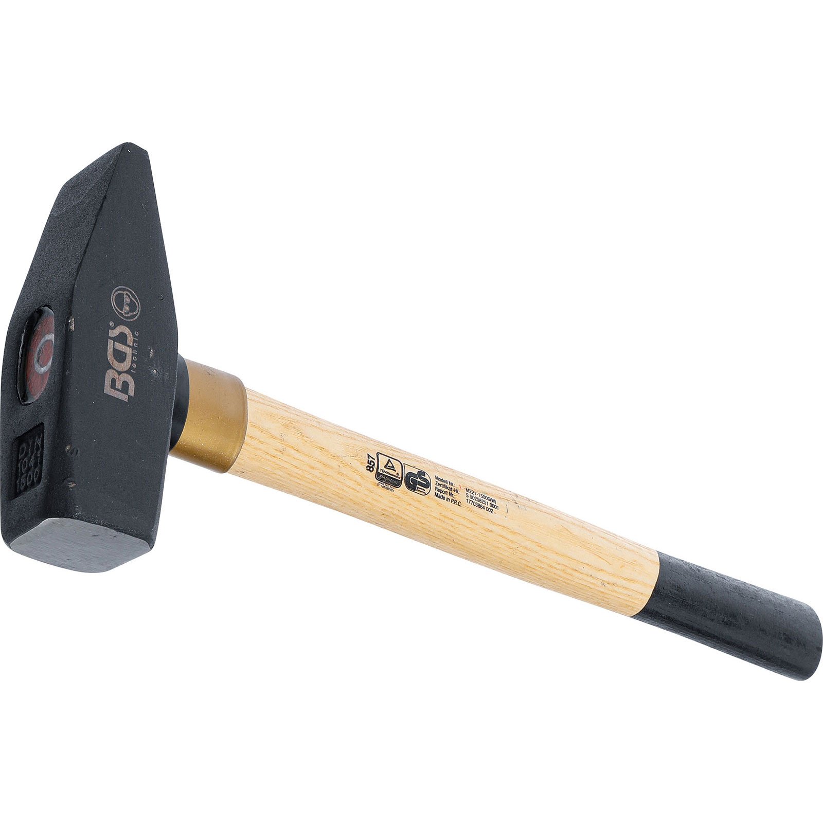 BGS Schlosserhammer Holz-Stiel DIN 1041 1500 g - 857