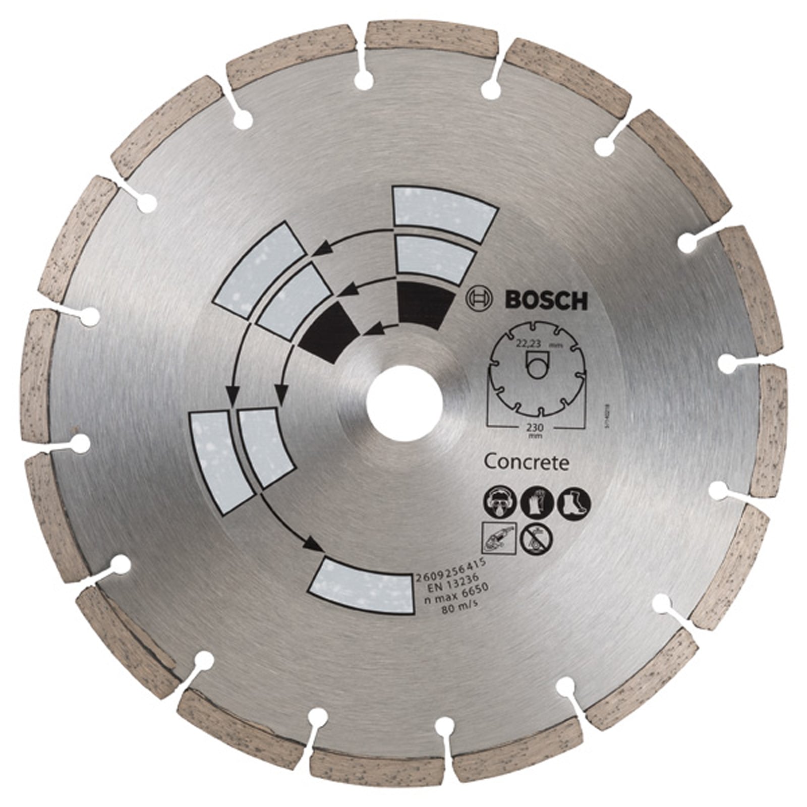 Bosch Diamanttrennscheibe Beton D= 230 mm - 2609256415