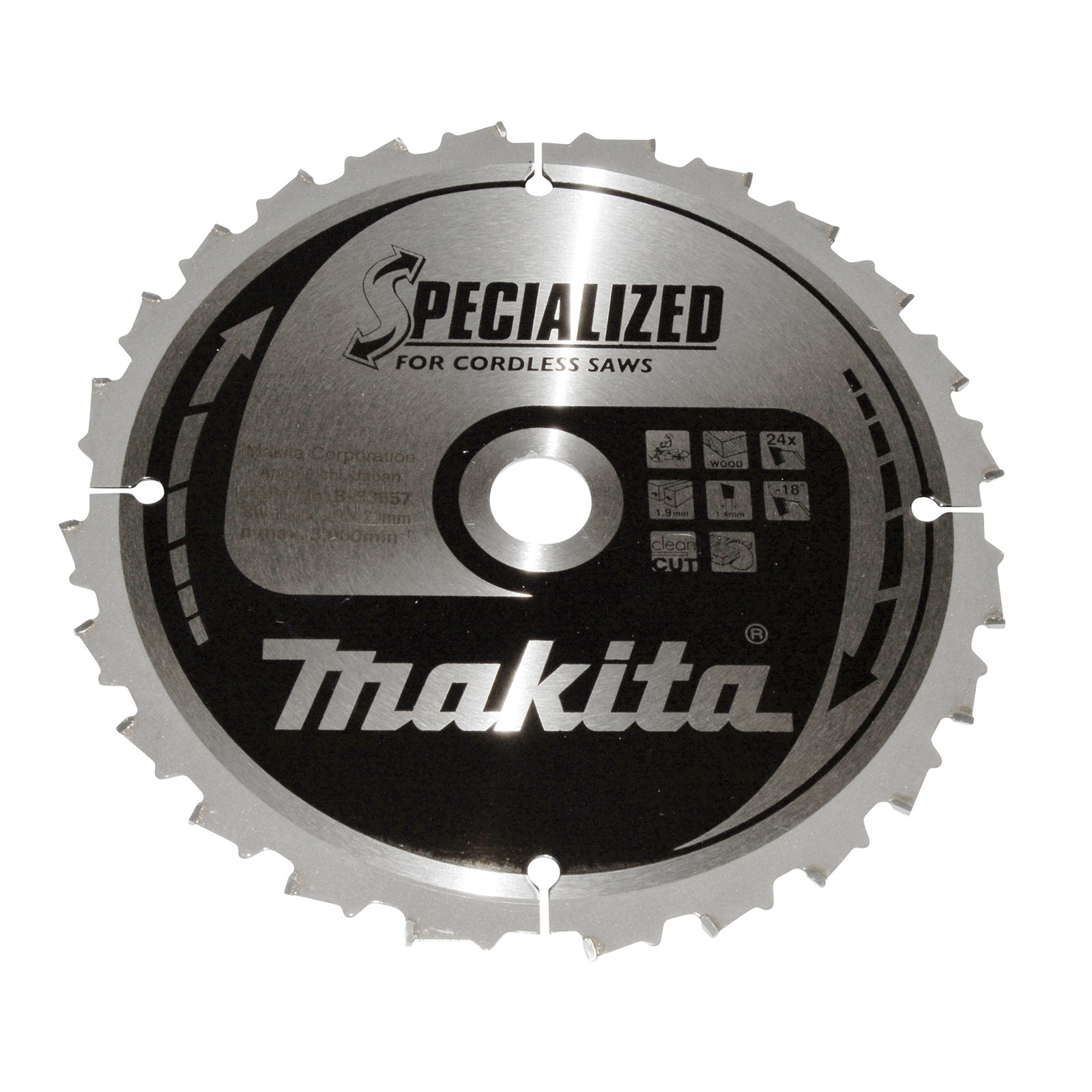 Makita SPECIALIZED Sägeblatt 190x20x24Z - B-33657