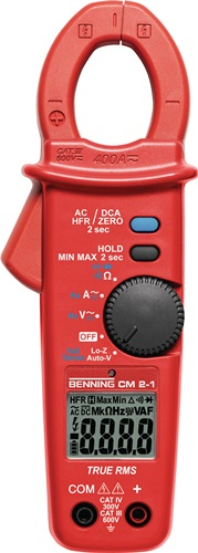 BENNING Stromzangenmultimeter CM 2-1 0,01 A-400 A CAT IV 600 V,CAT III 100 V - 44689