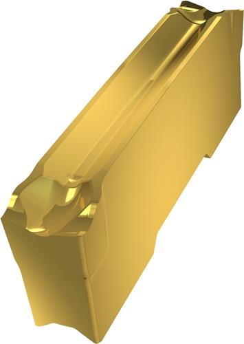 Wendeschneidplatte ISO GL4-D400G02L12-PM:G8330 Breite 4mm PVD beschichtet Gold