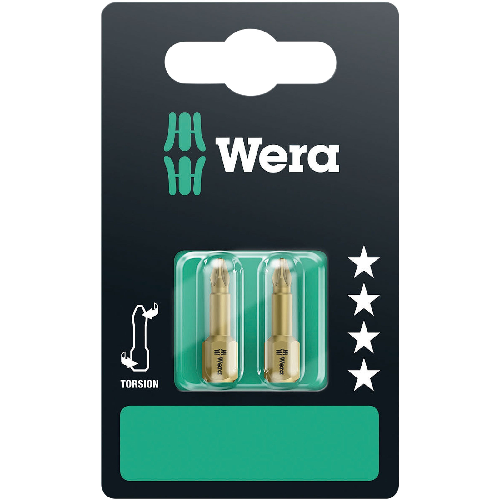 Wera 855/1 TH 2 x PZ 1x25mm SB Bits - 073370