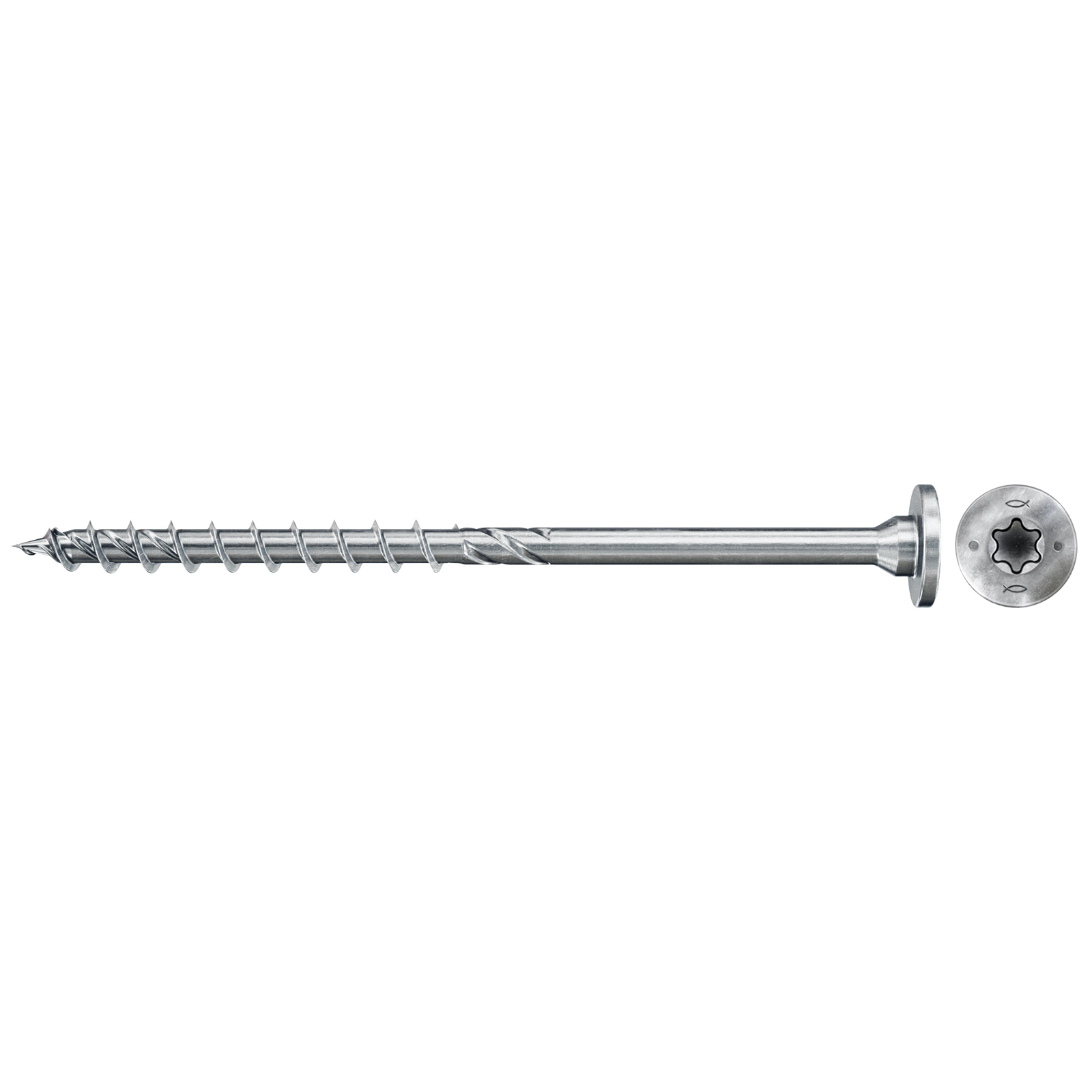 fischer Spanplattenschraube PowerFast FPF II ST25P 5,0 x 80 BC 45 Stufensenkkopf Innenstern TX Teilgew. - 577824