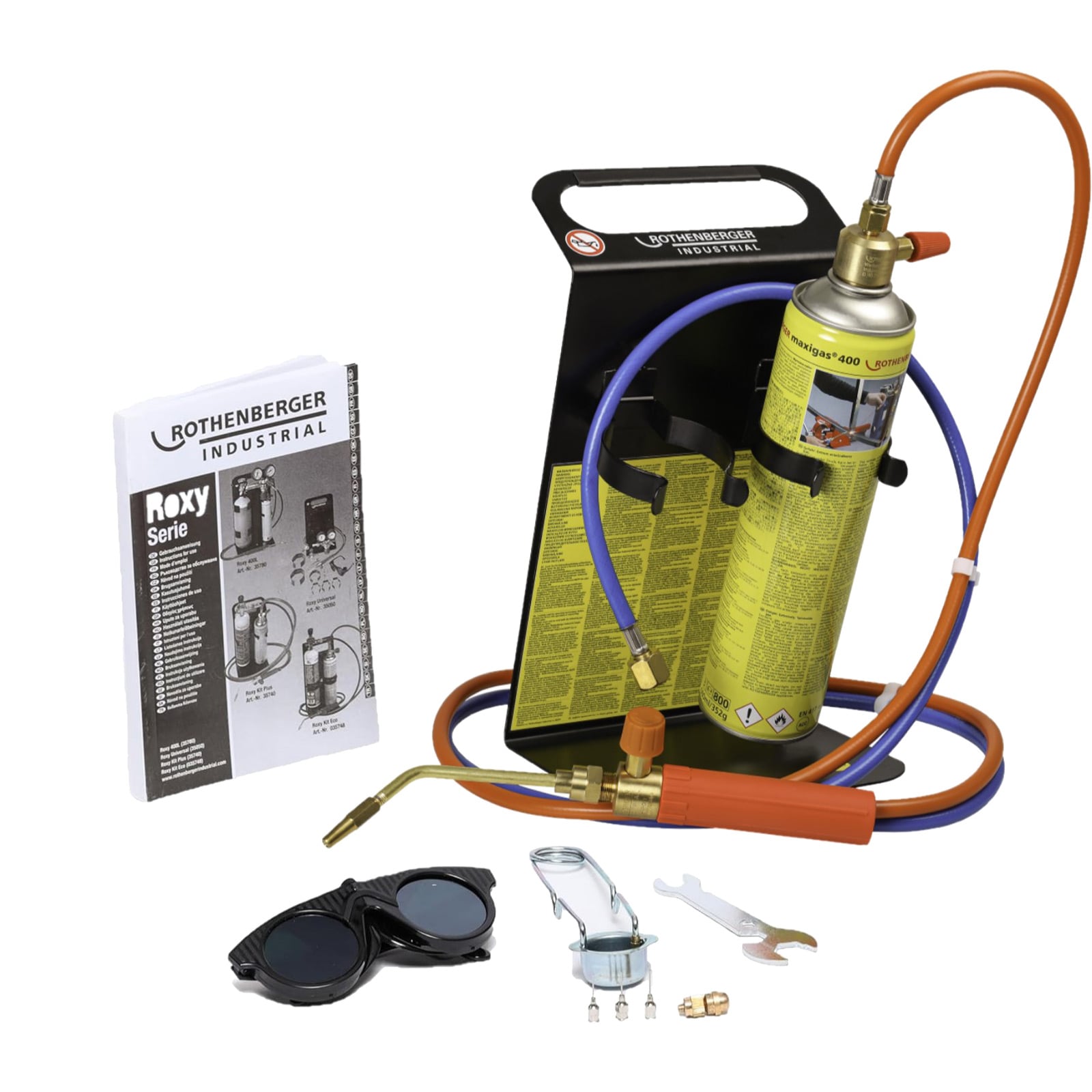 Rothenberger Roxy Weld ROTHENBERGER Roxy Universal Oxyfuel Welding & Brazing Kit - Basic Unit ...