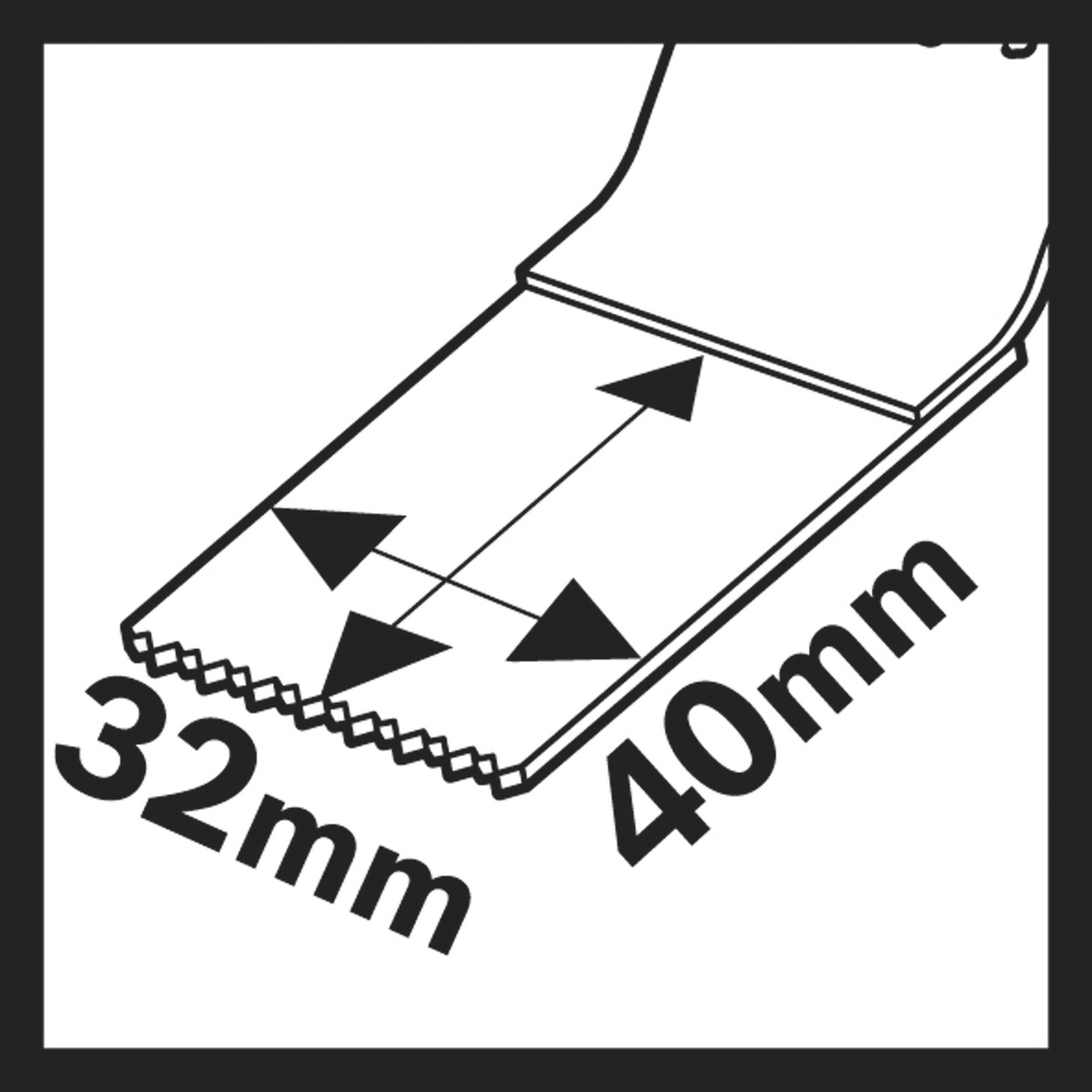 Bosch 1x Carbide Tauchsägeblatt SAIZ 32 AT Metal 40 x 32 mm - 2608662353