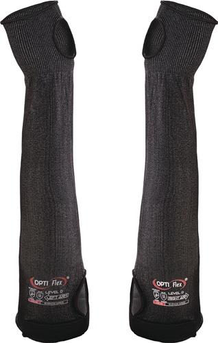 Armschützer BUENOS AIRES 45cm schwarz-melange EN388/EN407 PSA II OPTIFLEX
