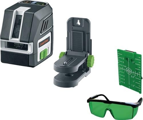 Kreuzlinienlaser PocketCross-Laser 2G ±3,5Grad ± 0,3 mm/m 55m Pocket Wall Holder