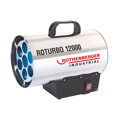 ROTHENBERGER Industrial Heizkanone ROTURBO 12000 inkl. Piezozündung Schlauch & Regler - 1500000050