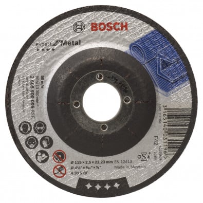 Bosch Trennscheibe gekröpft Expert for Metal A 30 S BF 115 mm 22,23 mm 2,5 mm - 2608600005