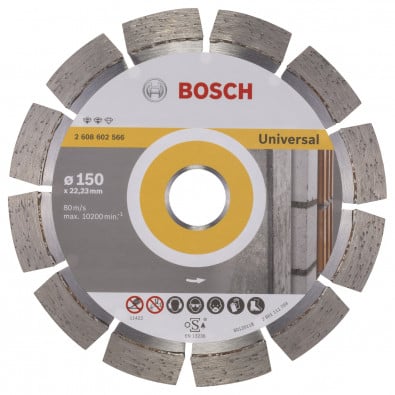 Bosch Diamanttrennscheibe Expert for Universal, 150 x 22,23 x 2,4 x 12 mm -2608602566
