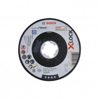 Bosch X-LOCK Trennscheibe Expert for Metal 115 x 1,6 x 22,23 mm gerade - 2608619252